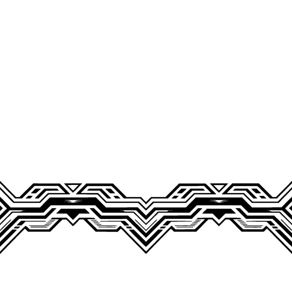 Geometric Tech Border Abstract Black White for Backgrounds vector