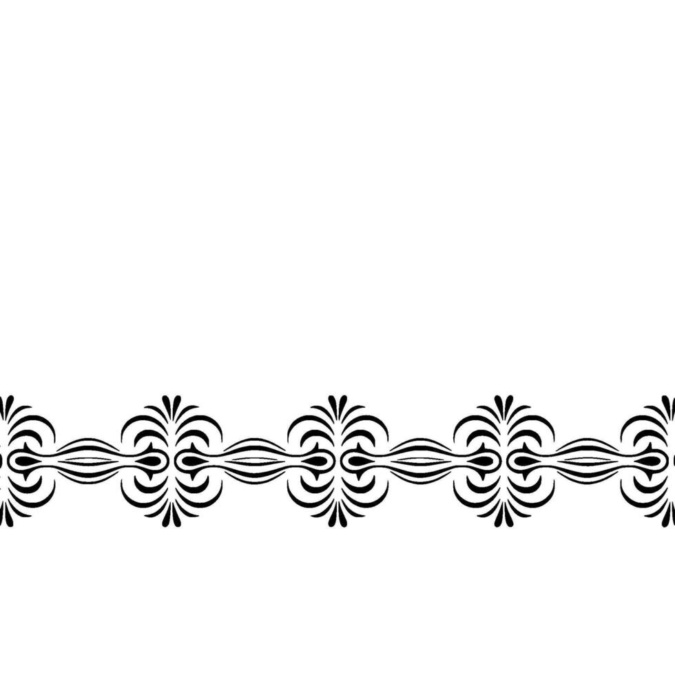 Elegant Ornamental Border Pattern on Soft Gray Background vector