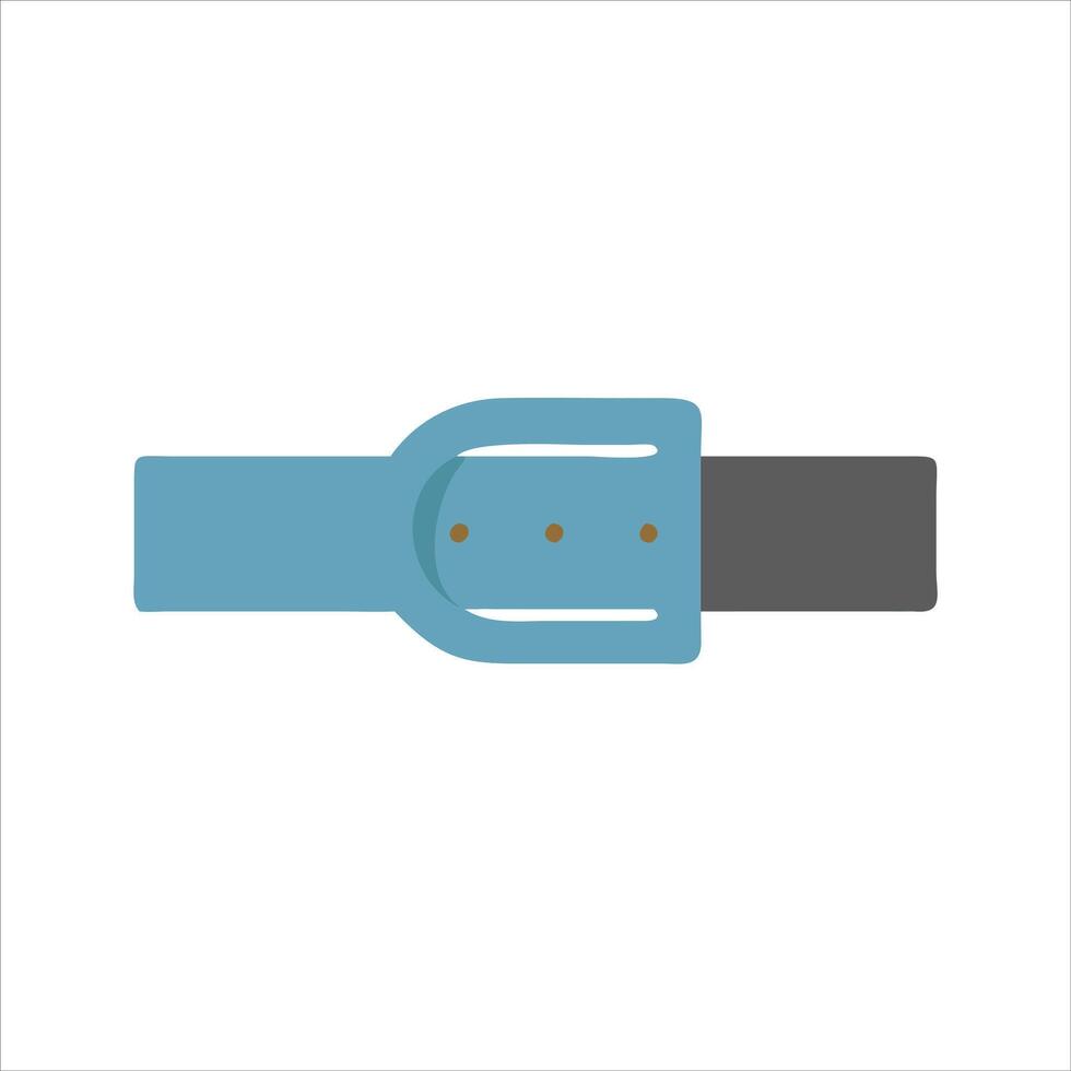 Flat belt object icon modern design concept isolated vector