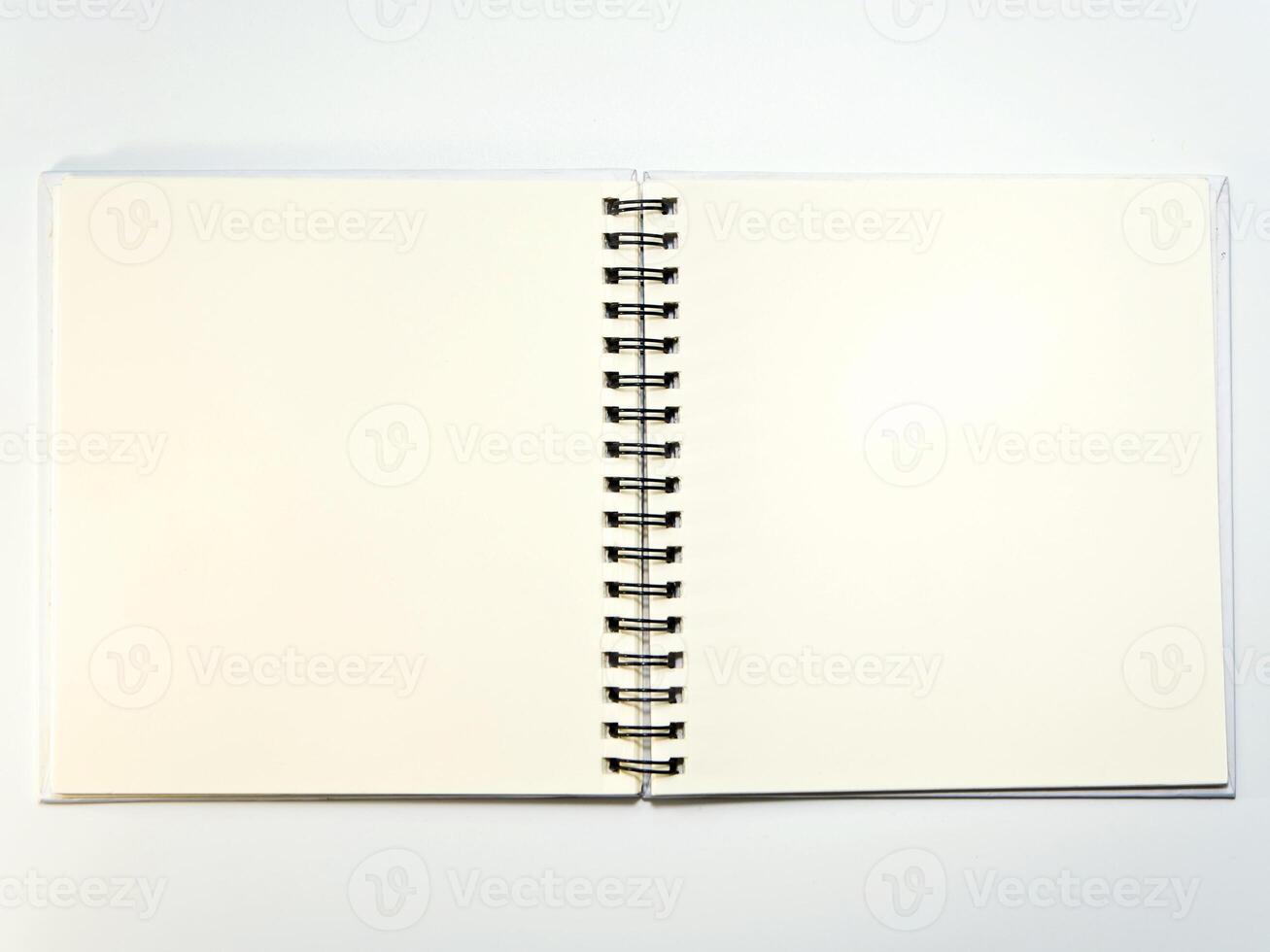 Blank page white paper of Notebook photo