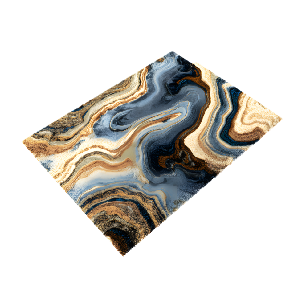 Vibrant swirling pattern of natural mineral crystals and agate like formations create an abstract textured background png