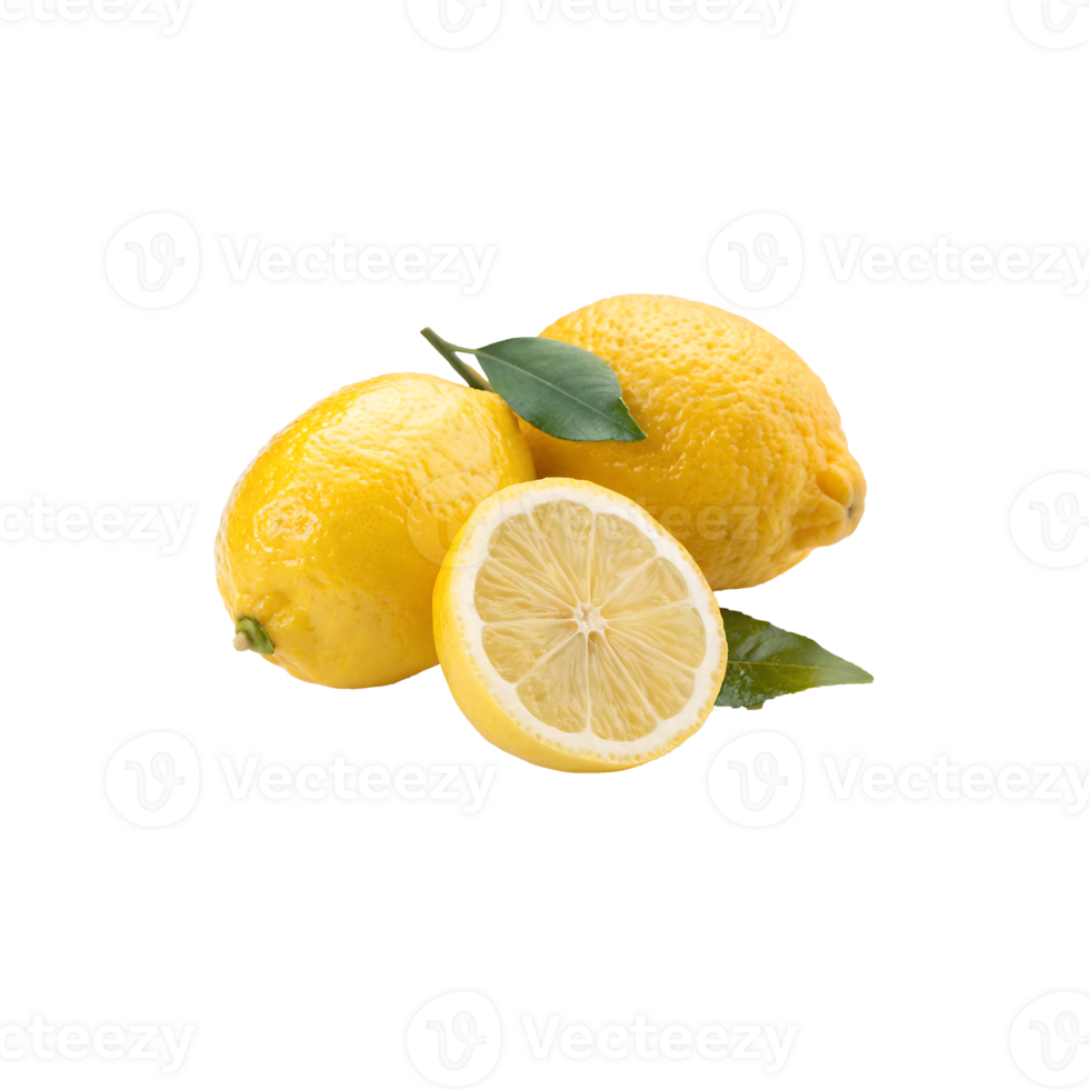 Fresh Lemons A Vibrant Citrus Still Life png