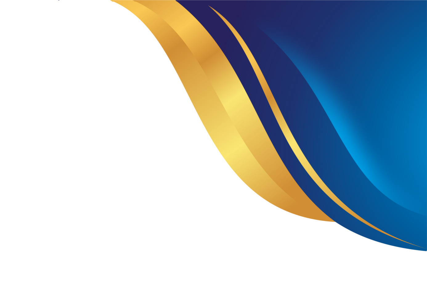 MODERN WAVE ABSTRACT BACKGROUND GOLDEN AND BLUE png