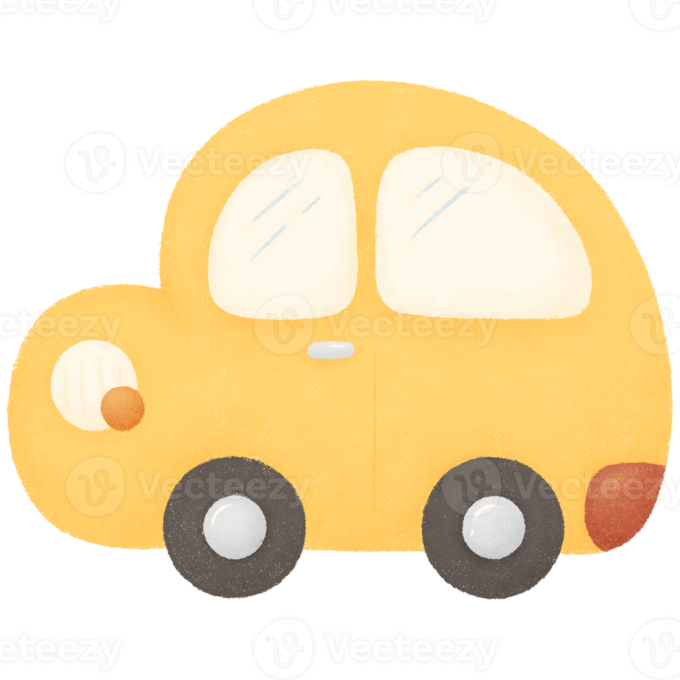 Yellow beetle car png