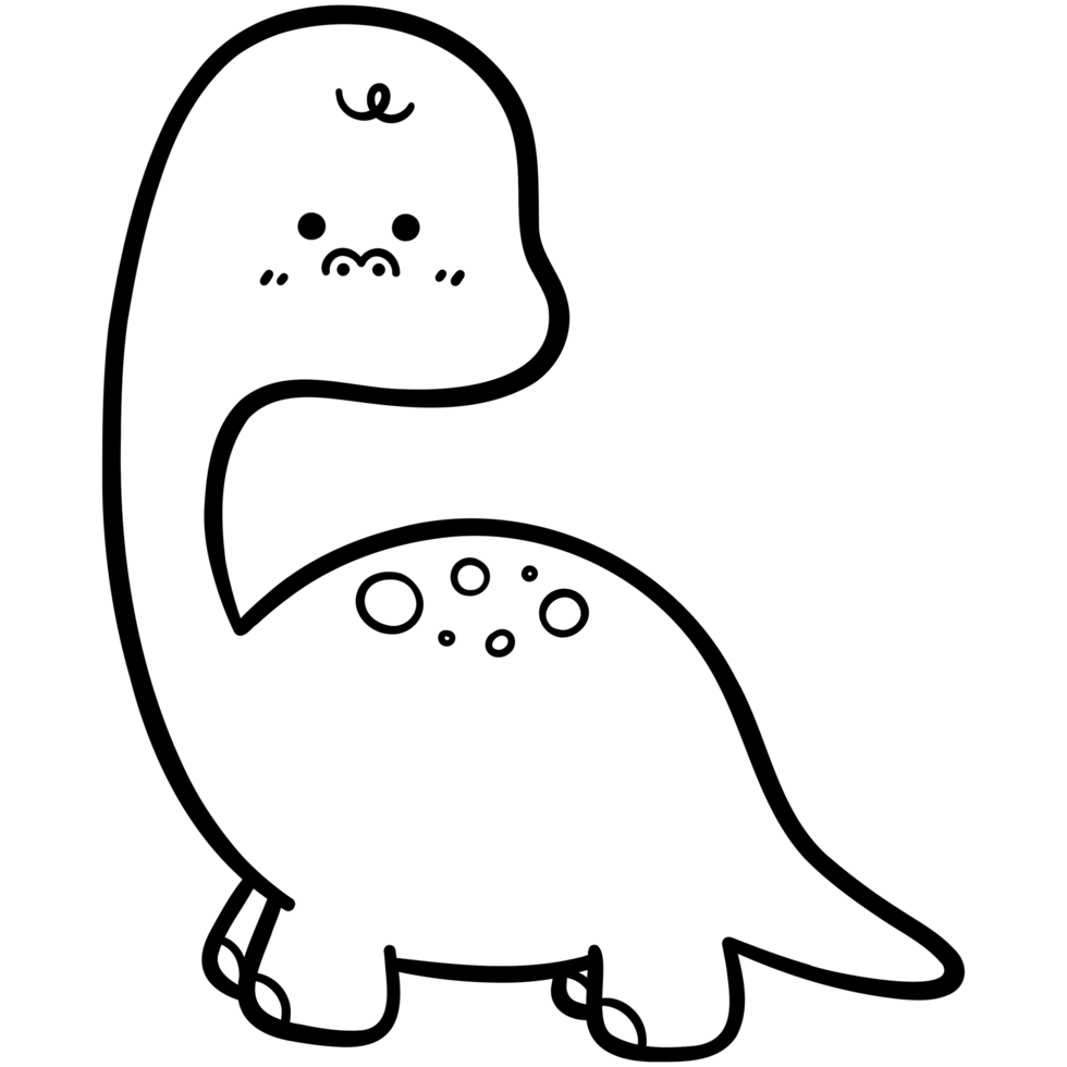 Long neck dinosaur png
