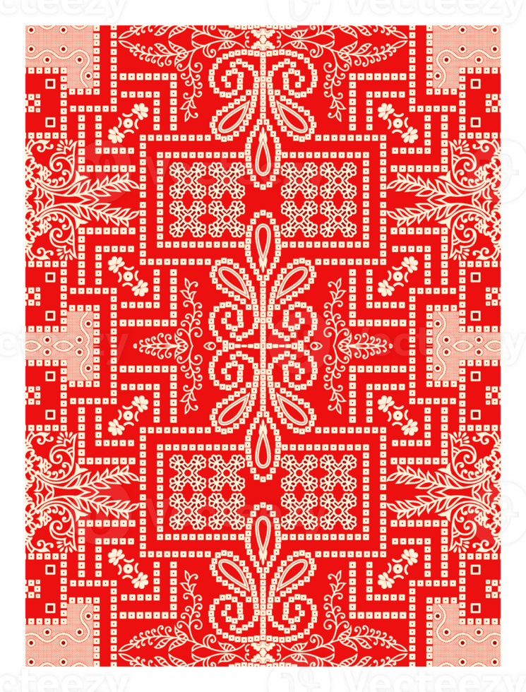 geometric border ornament design png