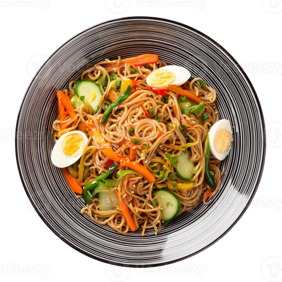 vegetarian asian noodles, png