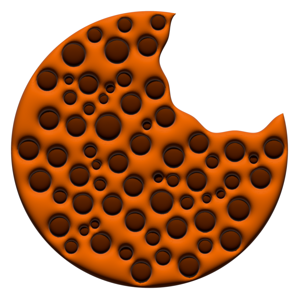 Cookie bite 3D png