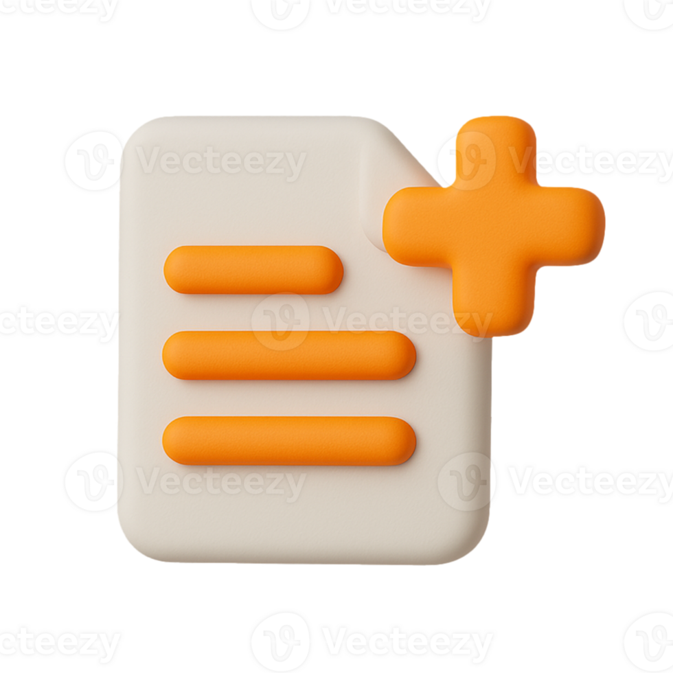 A white and orange file folder with a cross on it png