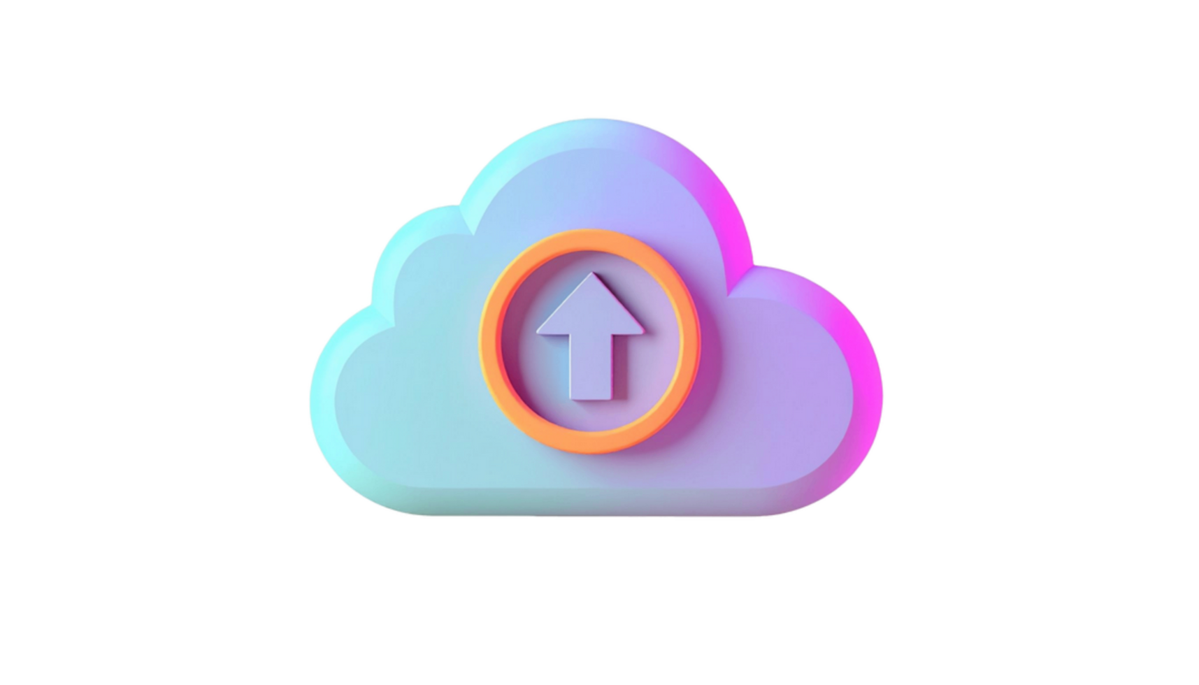 A cloud with an arrow pointing up png