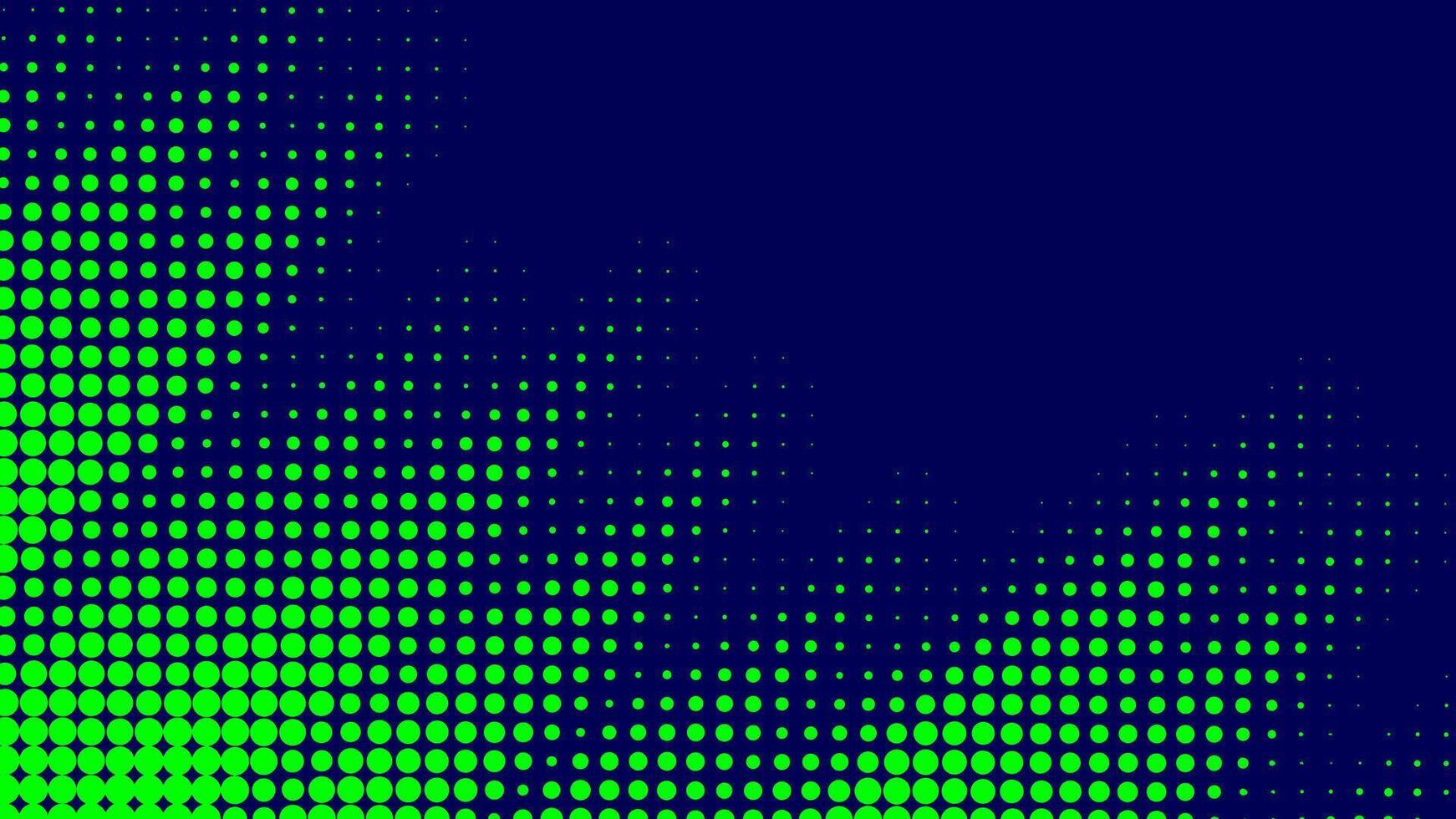 Abstract background with blue and green color halftone texture vector