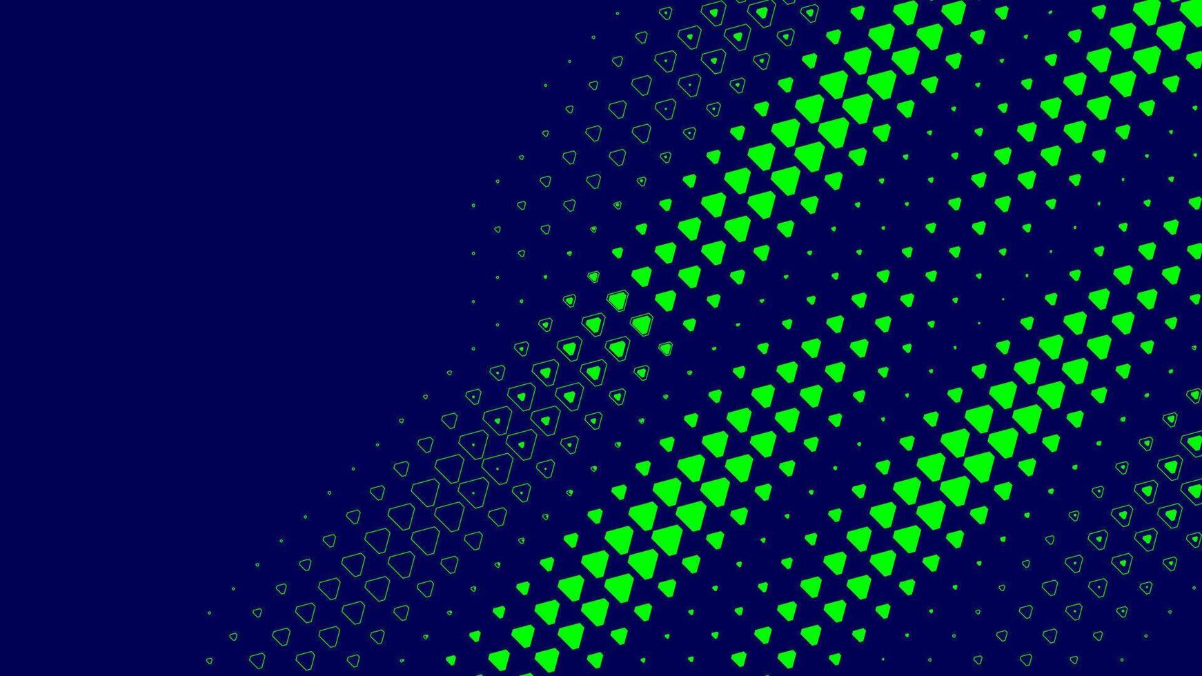 Blue and green color halftone background vector