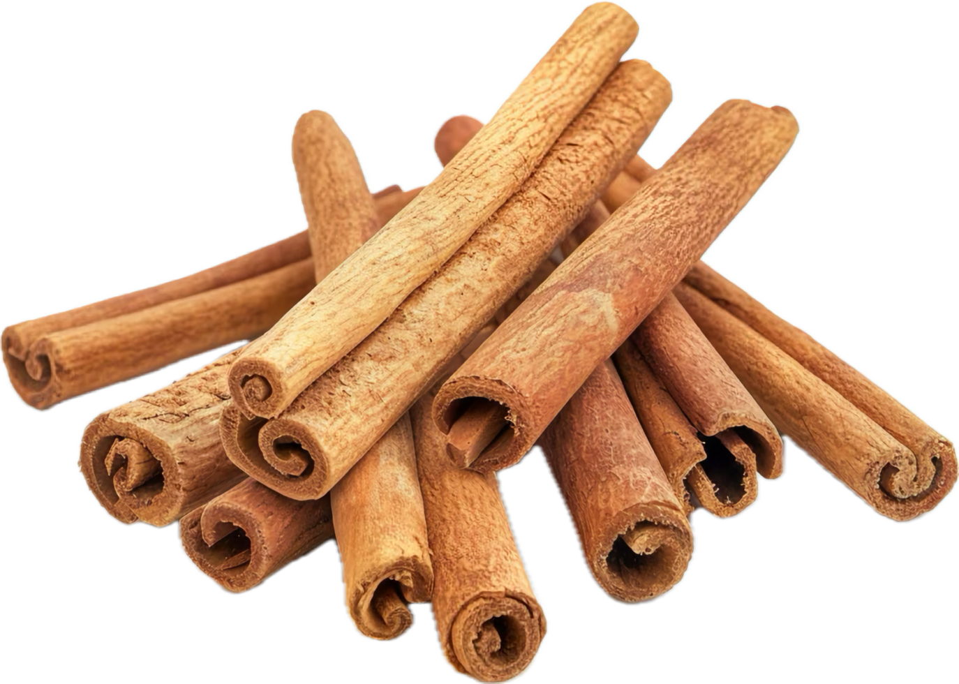Stacked Cinnamon Sticks for Spices, Baking, and Culinary Uses png