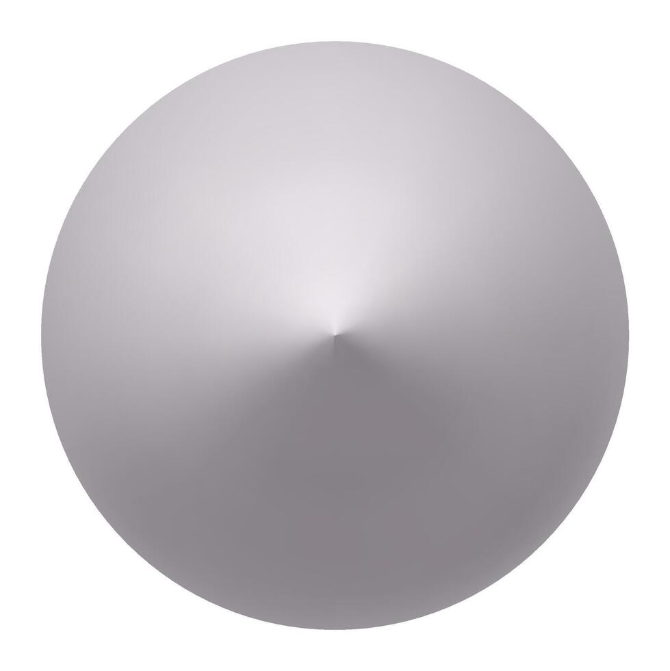 Silver cone rising from a sphere, creating a stunning gradient effect. Perfect for backgrounds, presentations, or website designs, adding a modern and elegant touch to any project vector