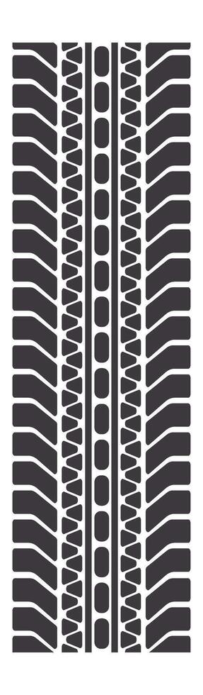 Seamlessly creating a vertical tire track pattern, offering a graphic and dynamic composition perfect for automotive themed designs and backgrounds in various projects vector