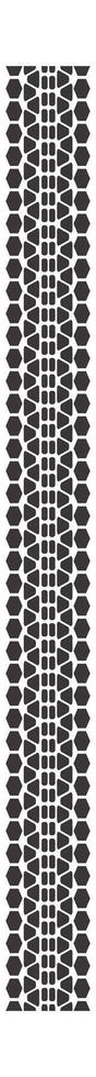 Seamless vertical tire tread pattern creating a geometric design with hexagons and triangles, ideal for backgrounds and automotive themed projects vector