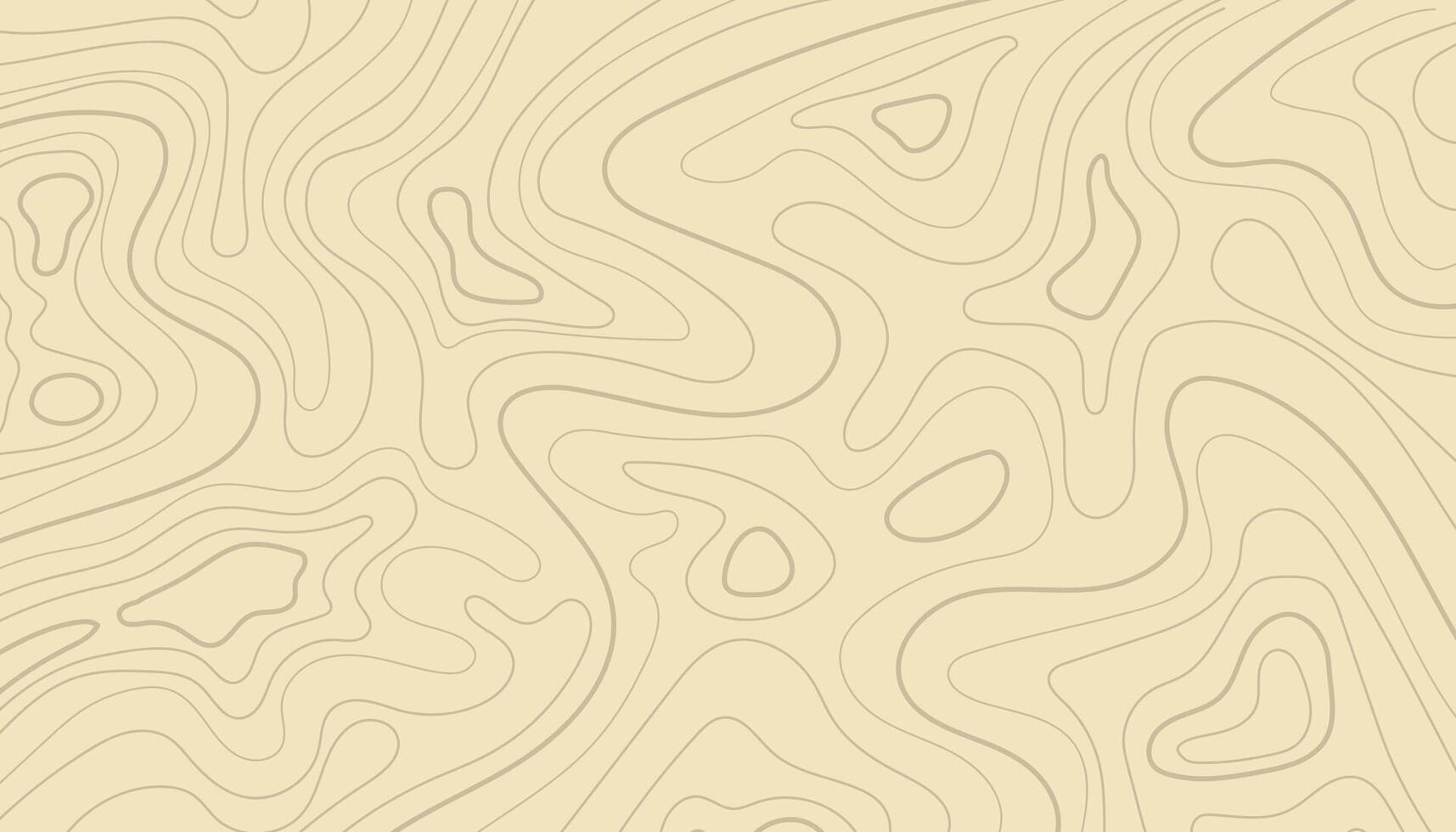 Stylized height of the topographic in lines and contours on brown background illustration vector