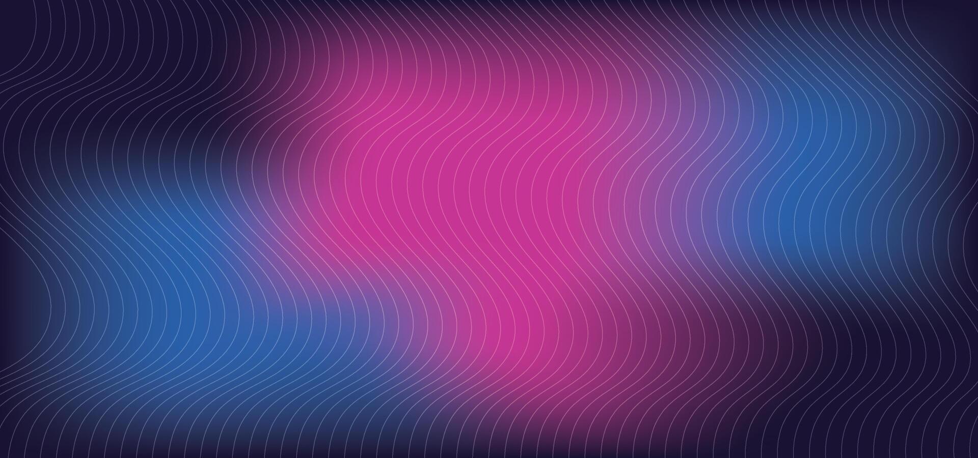 Blue and Pink Fluid Wavy Abstract Background. Illustration. vector