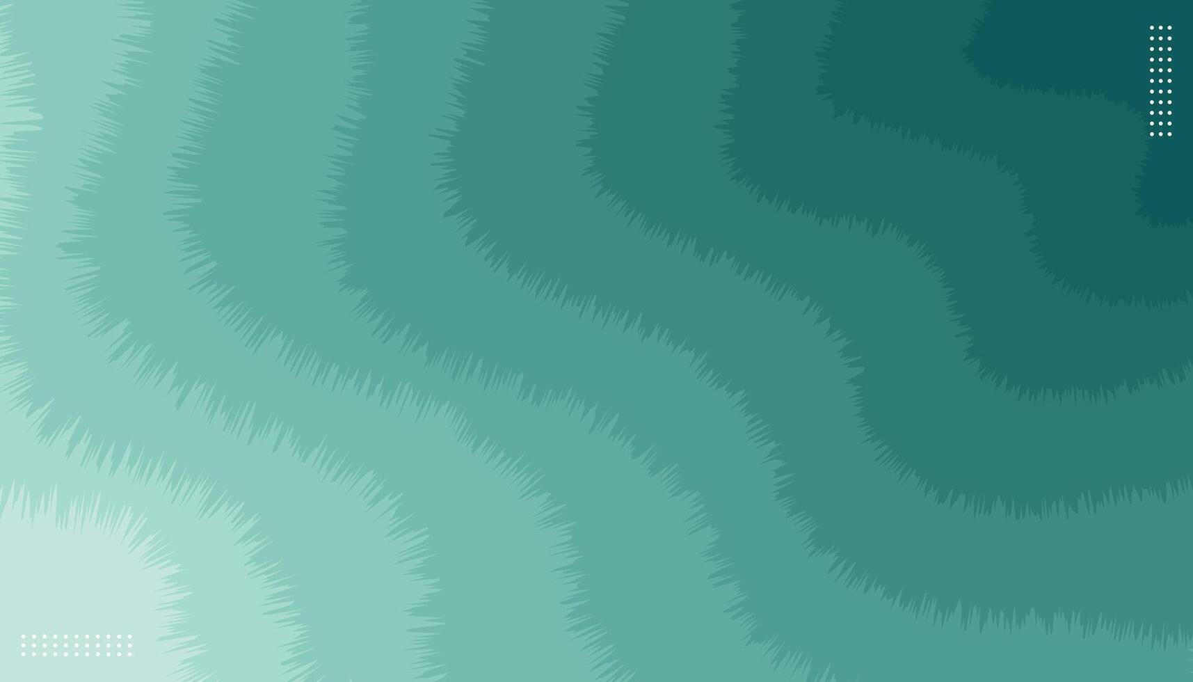 Nature green waves banner background vector