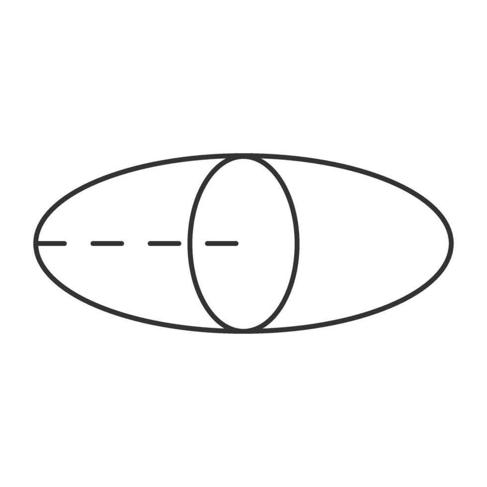 Oval Geometry Shape Element vector