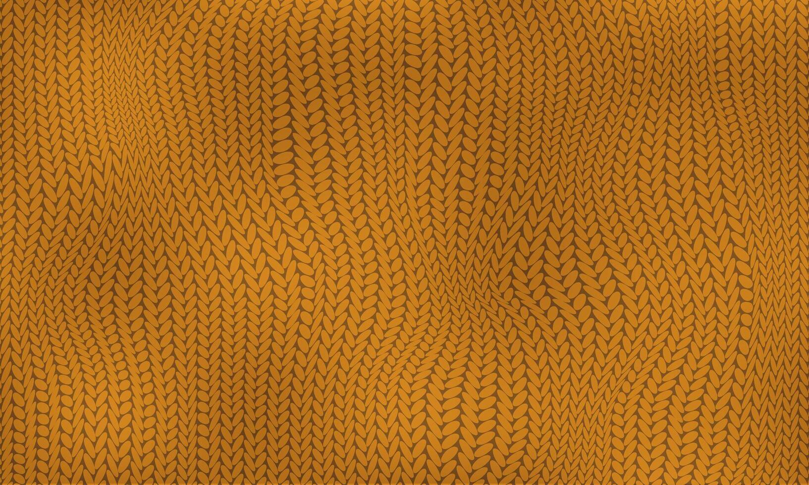 Autumn knitted distorted background in red color under clipping mask vector