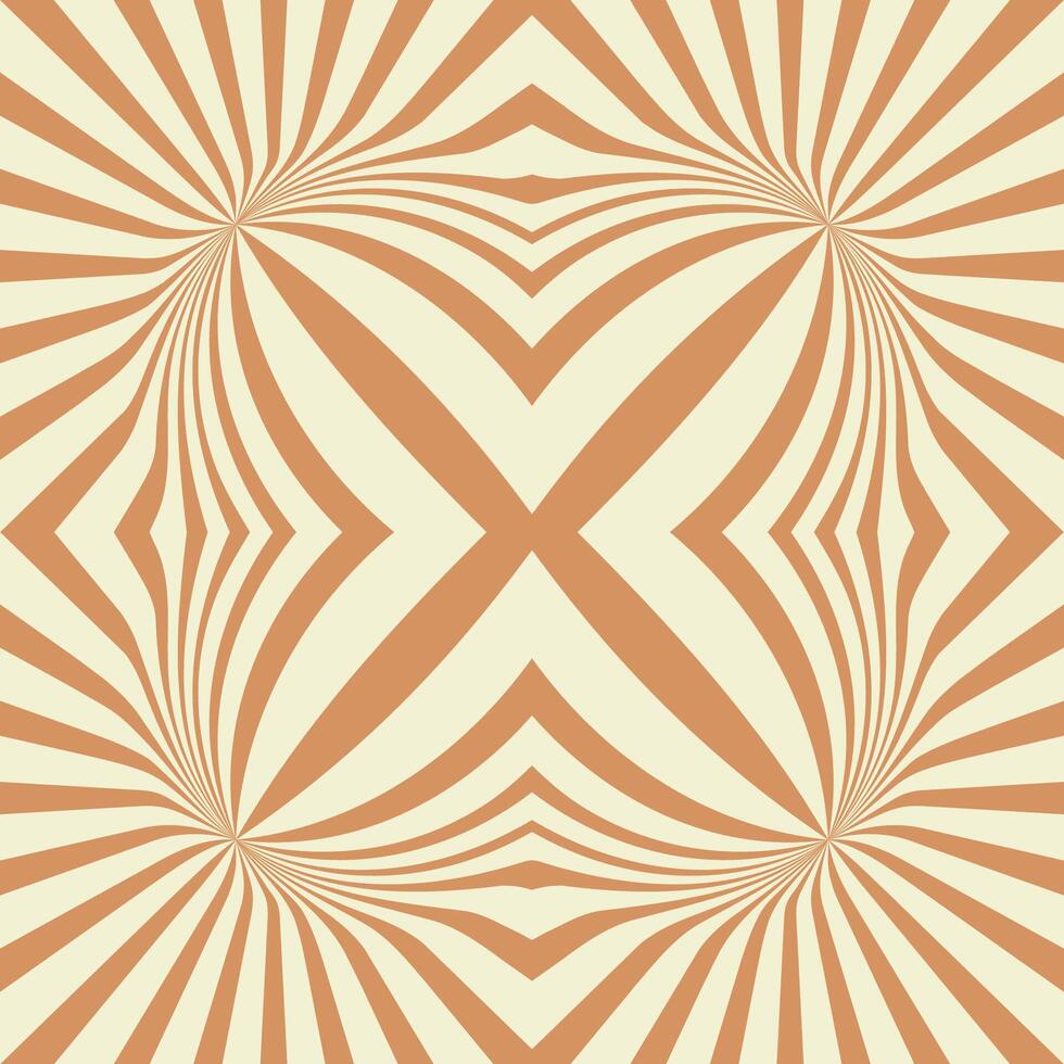 Psychedelic seamless pattern with twisted lines. Groovy background. Retro design. Abstract Distorted texture. flat illustration vector