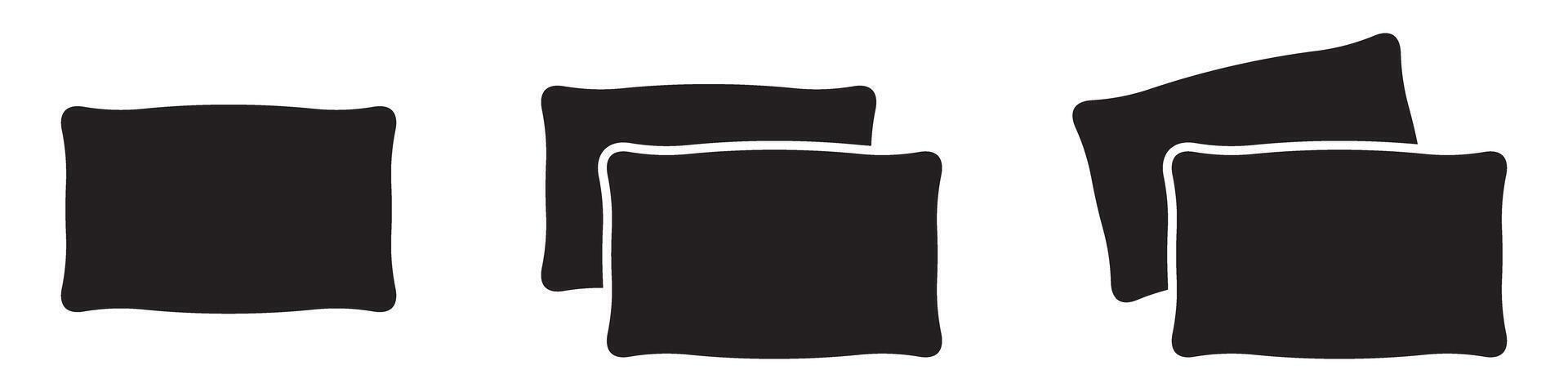 Pillow icon. Pillow icons set. vector