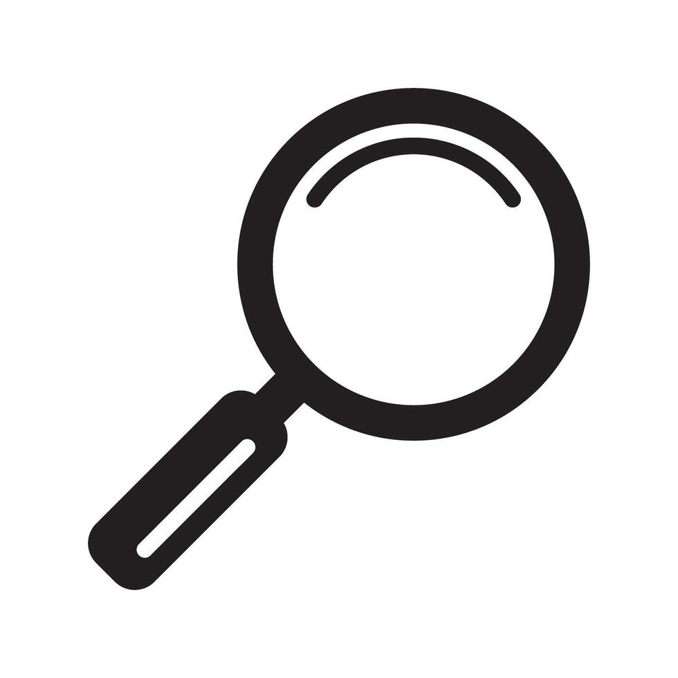 Search icon, magnifier icon. vector