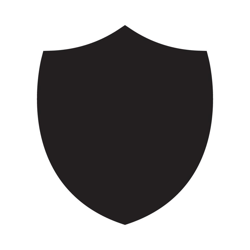 Shield shape. Shield icon. vector