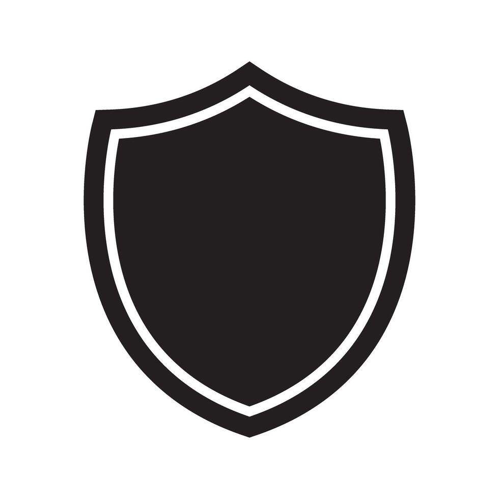 Shield icon. Shield shape. vector
