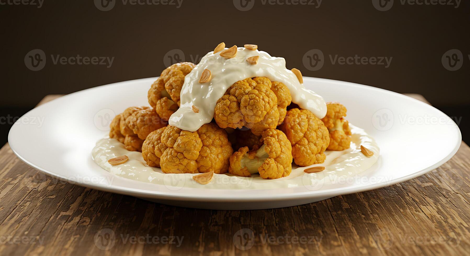 Delicious Roasted Cauliflower with Creamy Sauce photo
