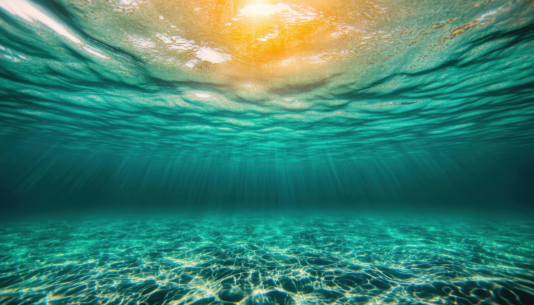 Tranquil underwater ripples ocean depths nature imagery serene environment peaceful perspective photo