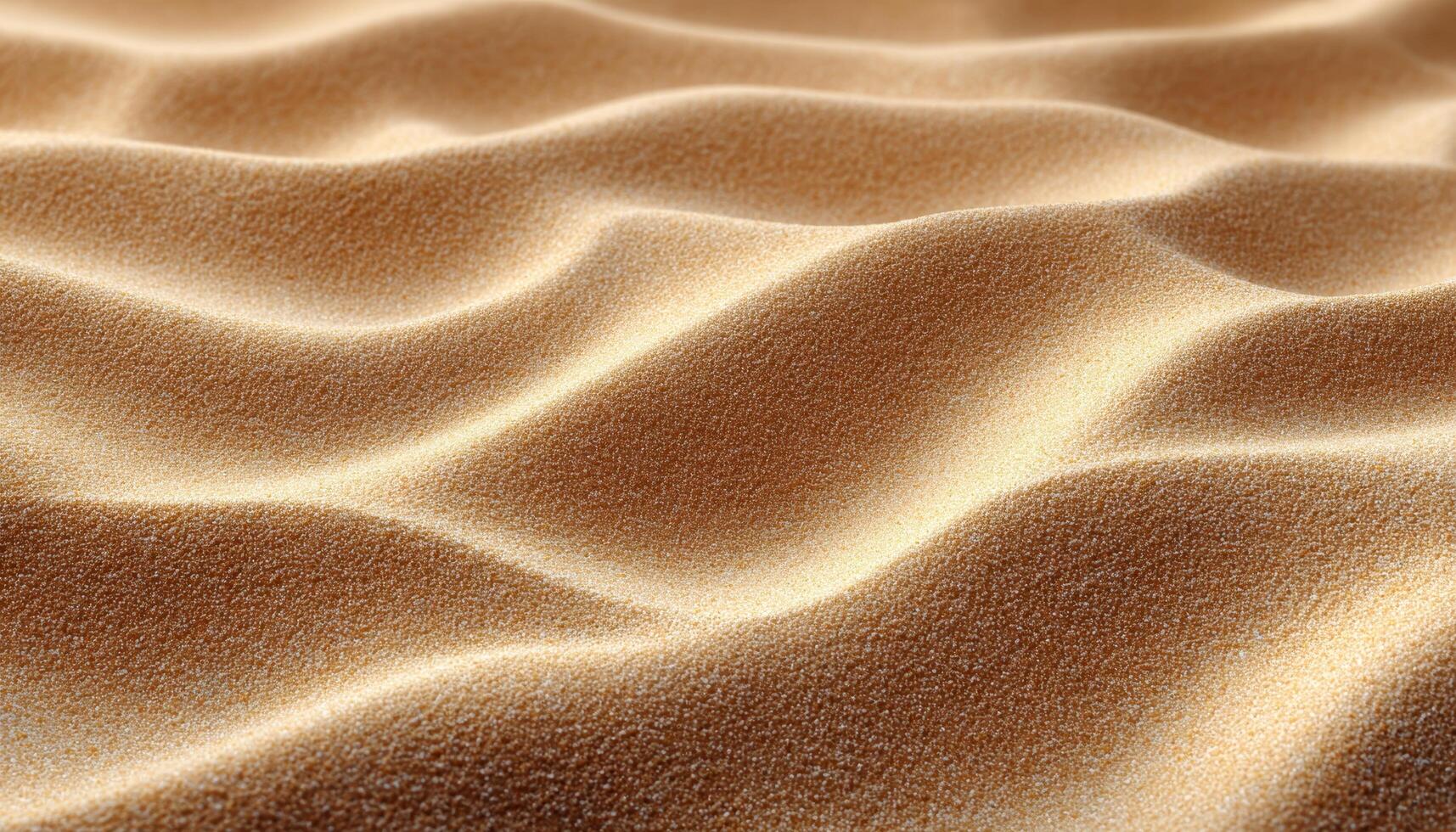 Wavy sand patterns in minimal style desert landscape close-up view tranquil environment photo
