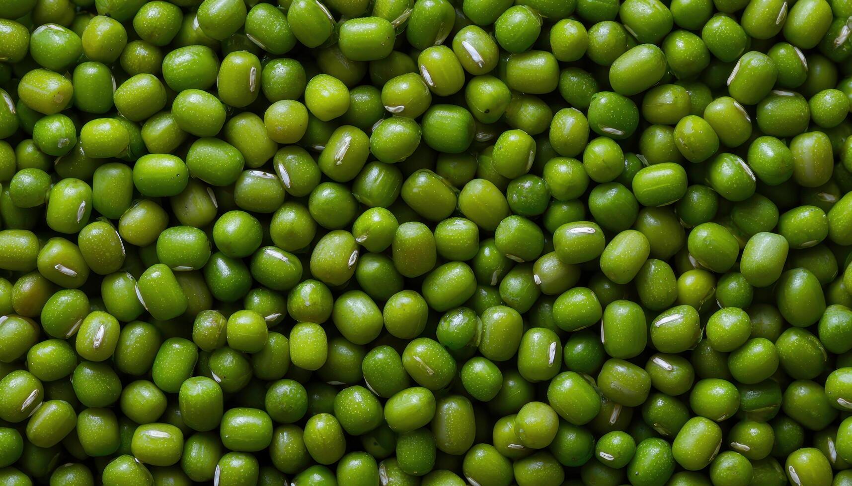 Mung bean surface texture analysis close-up food photography high contrast light macro view photo