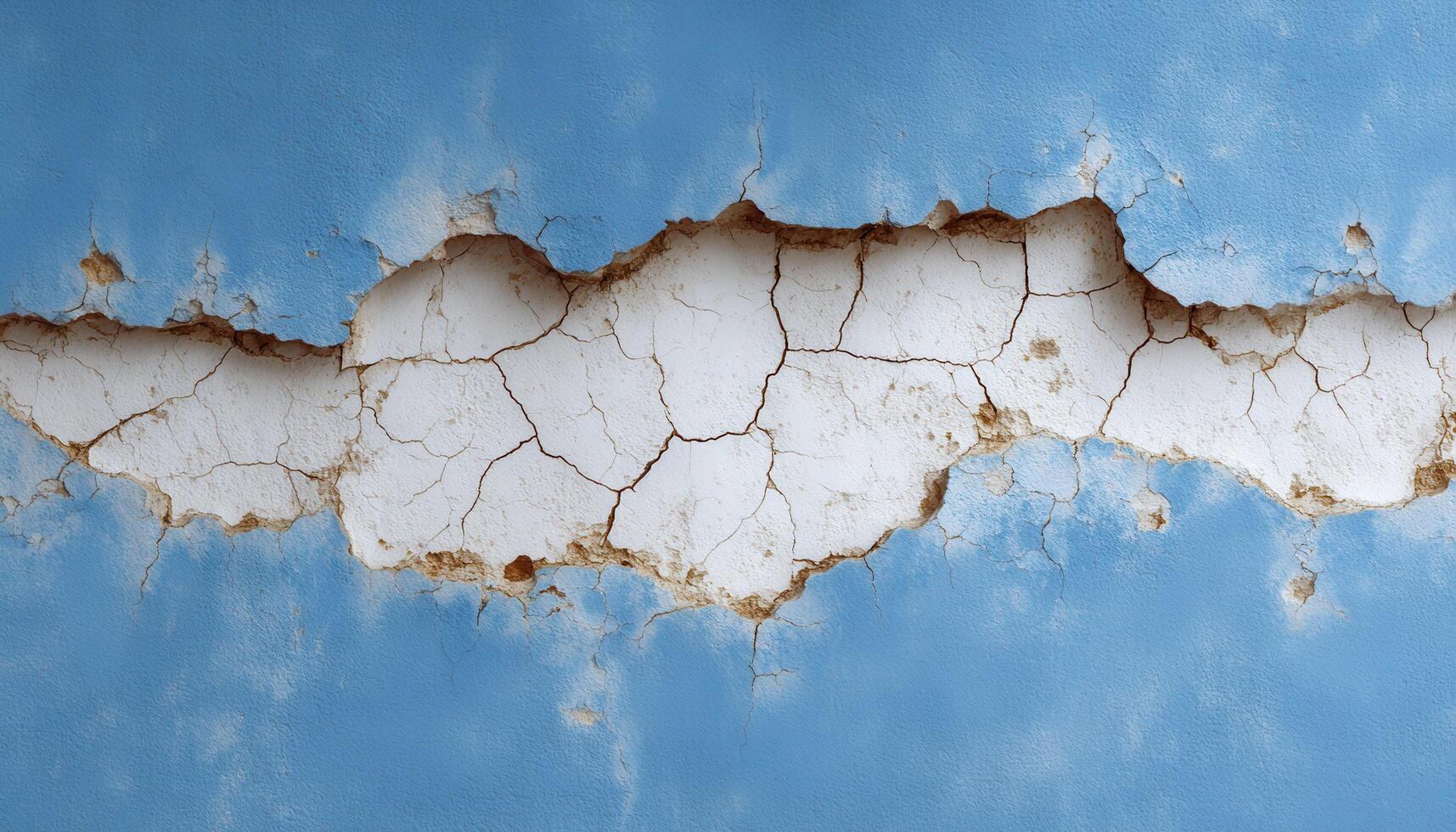 Cracked vintage concrete wall with peeling paint texture urban setting low resolution close-up photo