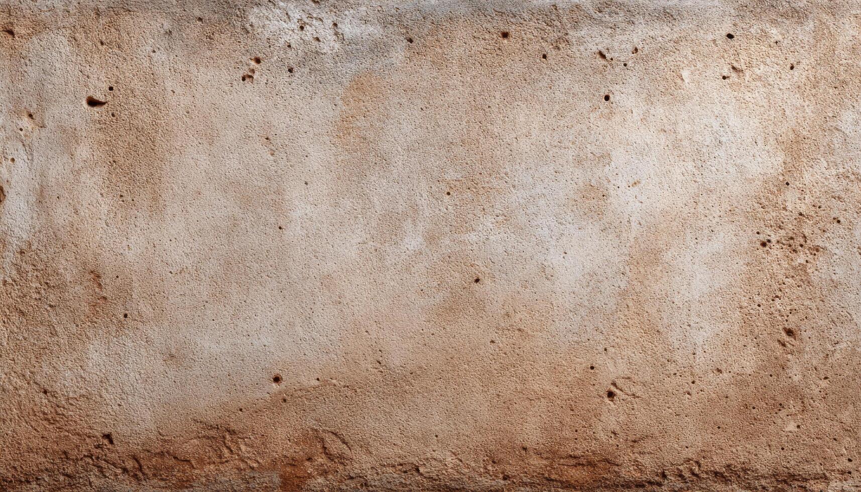 Weathered grungy wall with scratches and holes urban setting textured background close-up view photo