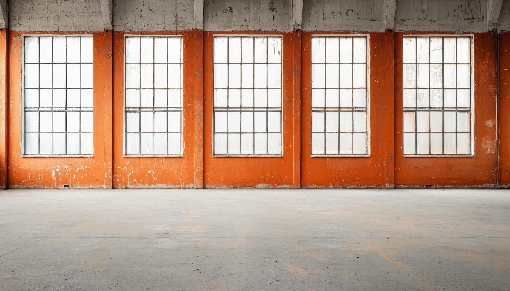 Exploring an abandoned factory wall with cracks urban environment photography perspective photo