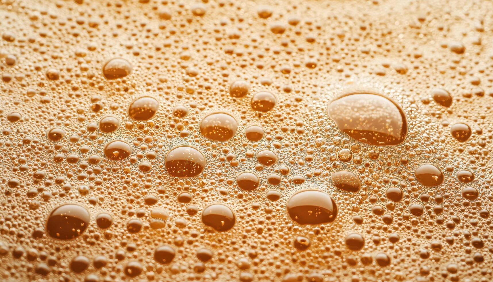Closeup of water surface with bubbles natural environment macro photography photo