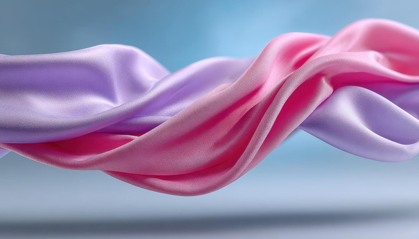 Floating pastel fabric in midair creative photography studio environment abstract concept photo