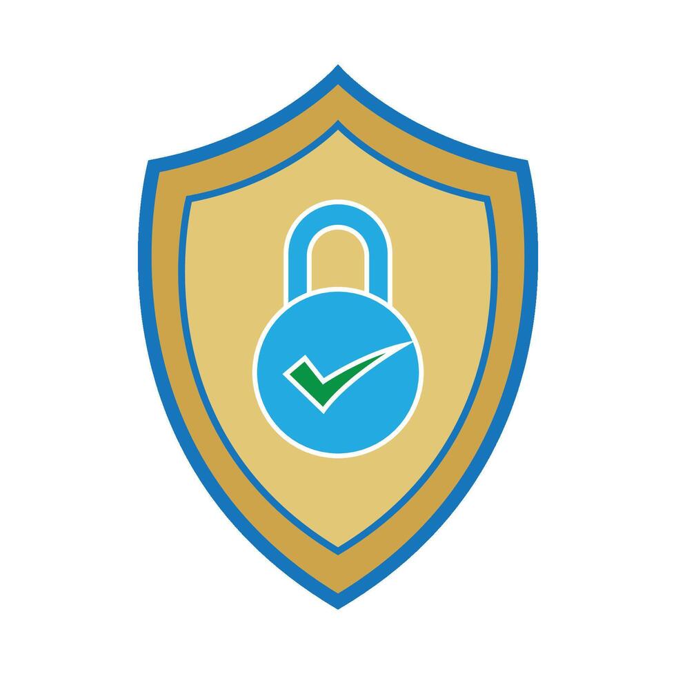 security protection icon illustration design template vector