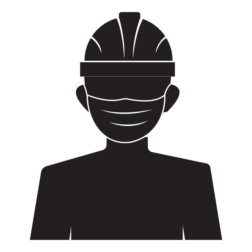 work safety icon illustration design template vector