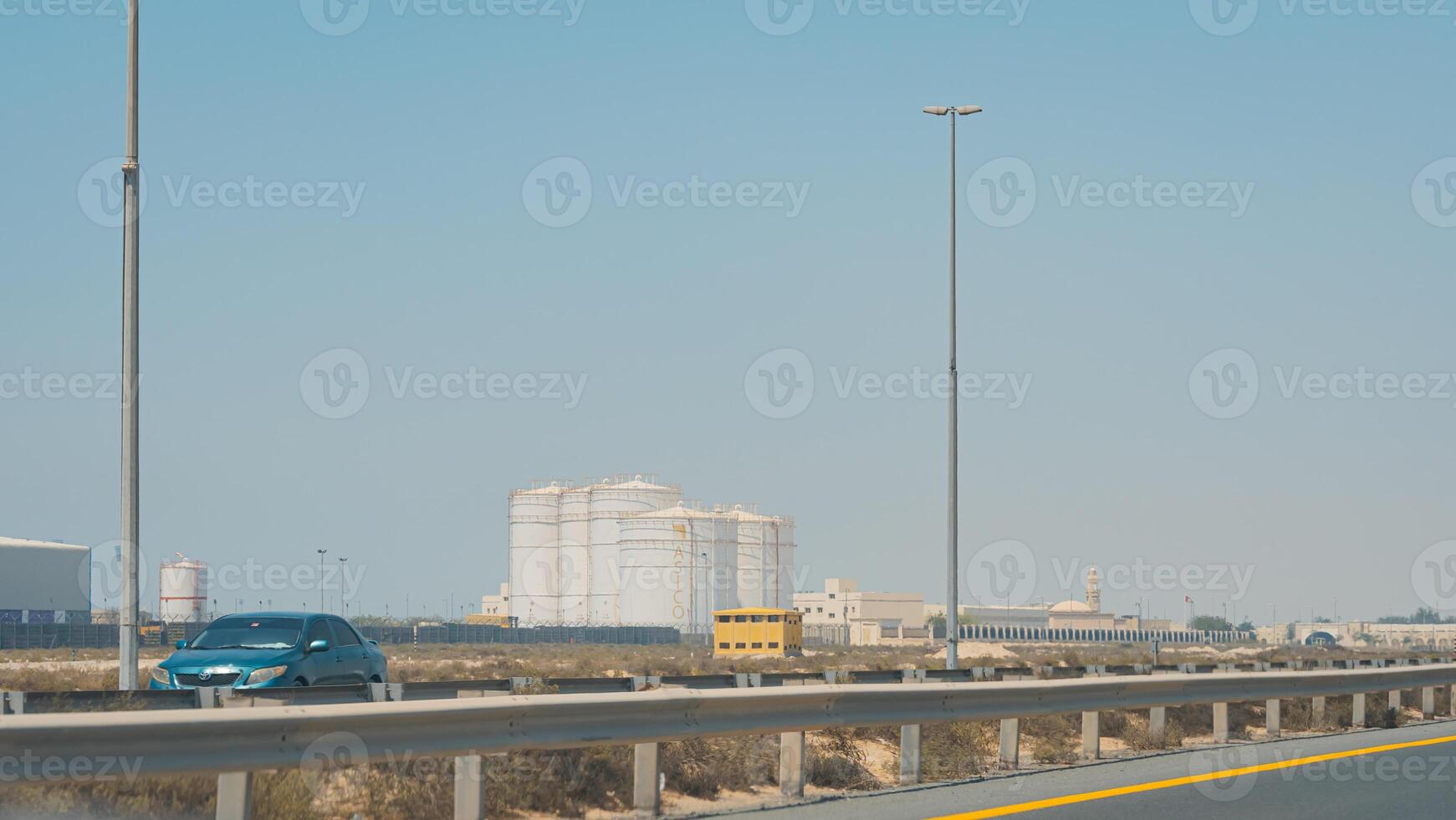 Highway industrial landscape photo