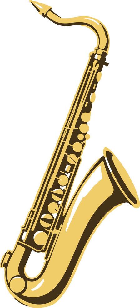 A saxophone illustration vector