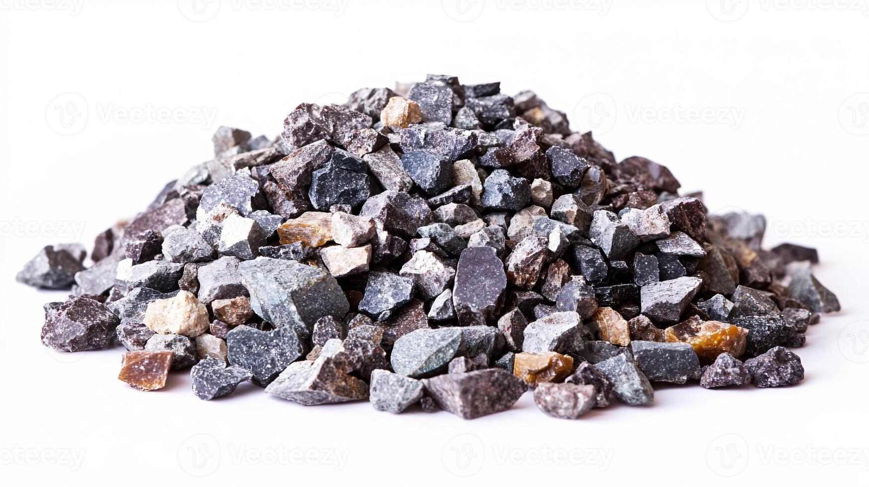 Small and Colorful Pile of Rare Earth Minerals from a Mine photo
