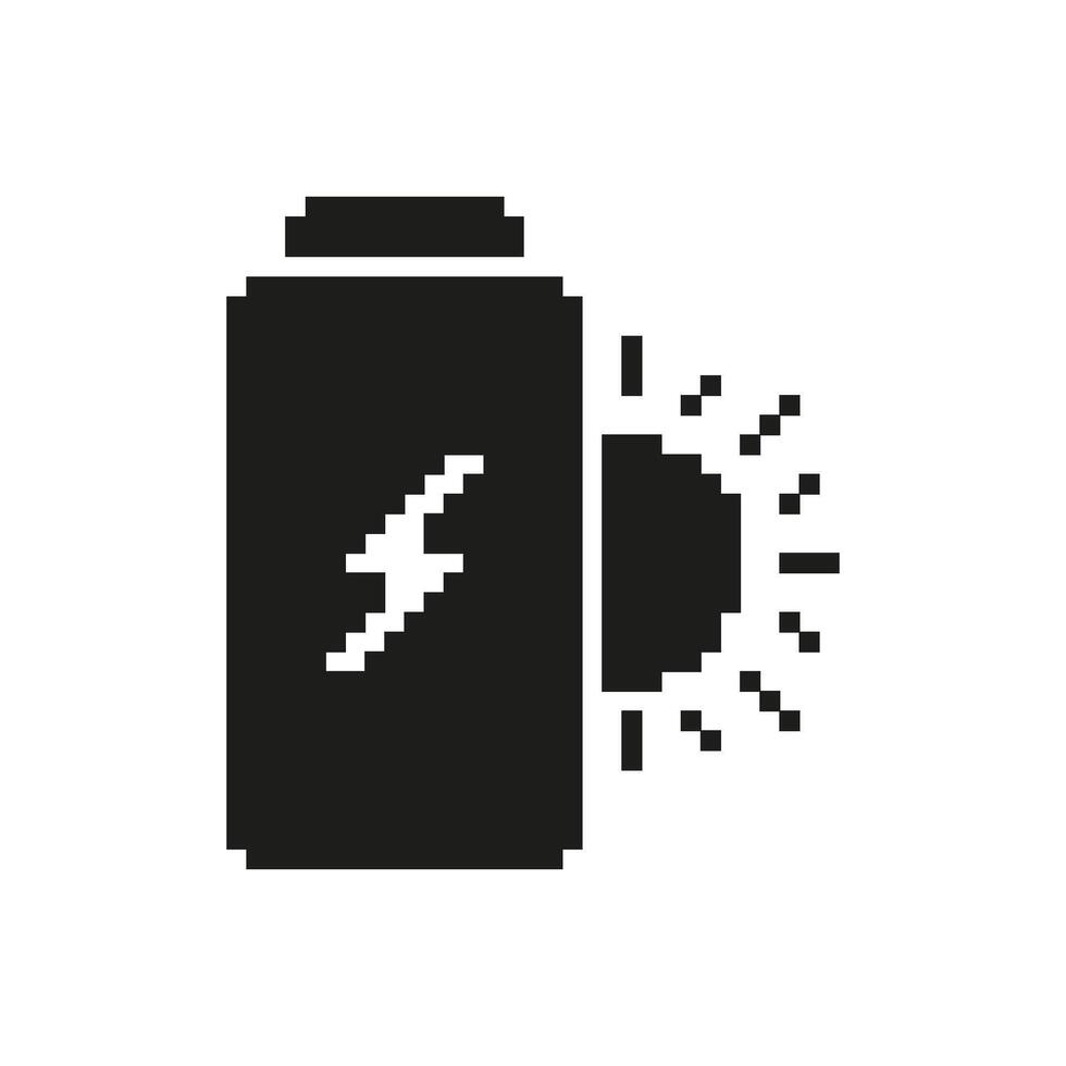 Battery With Flash Icon. Energy Storage And Power Supply Symbol. Charging And Electricity Concept. Isolated Illustration vector