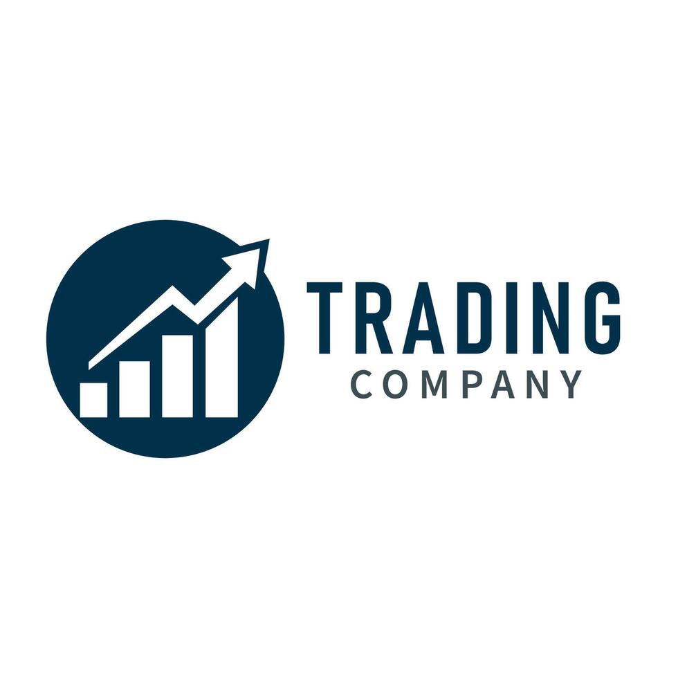 Trading company logo design vector