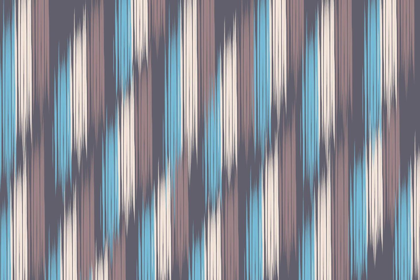 Ikat Abstract background. Stripe Ikat Pattern design for fabric, background, wallpaper, textile, wrapping, carpet, print, clothing, embroidery vector