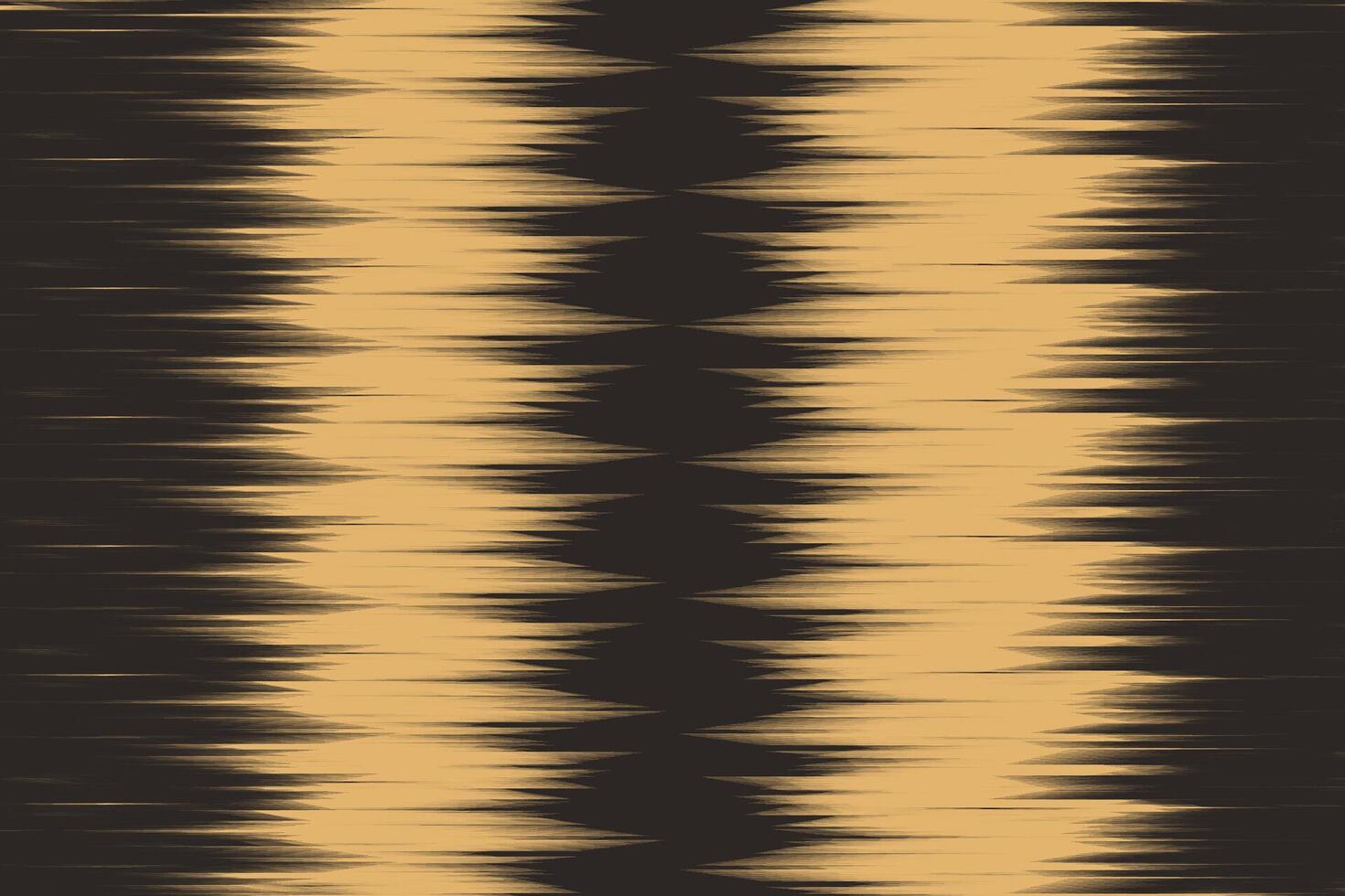 Abstract background stripe pattern. Abstract Ikat Pattern in Yellow and black. vector