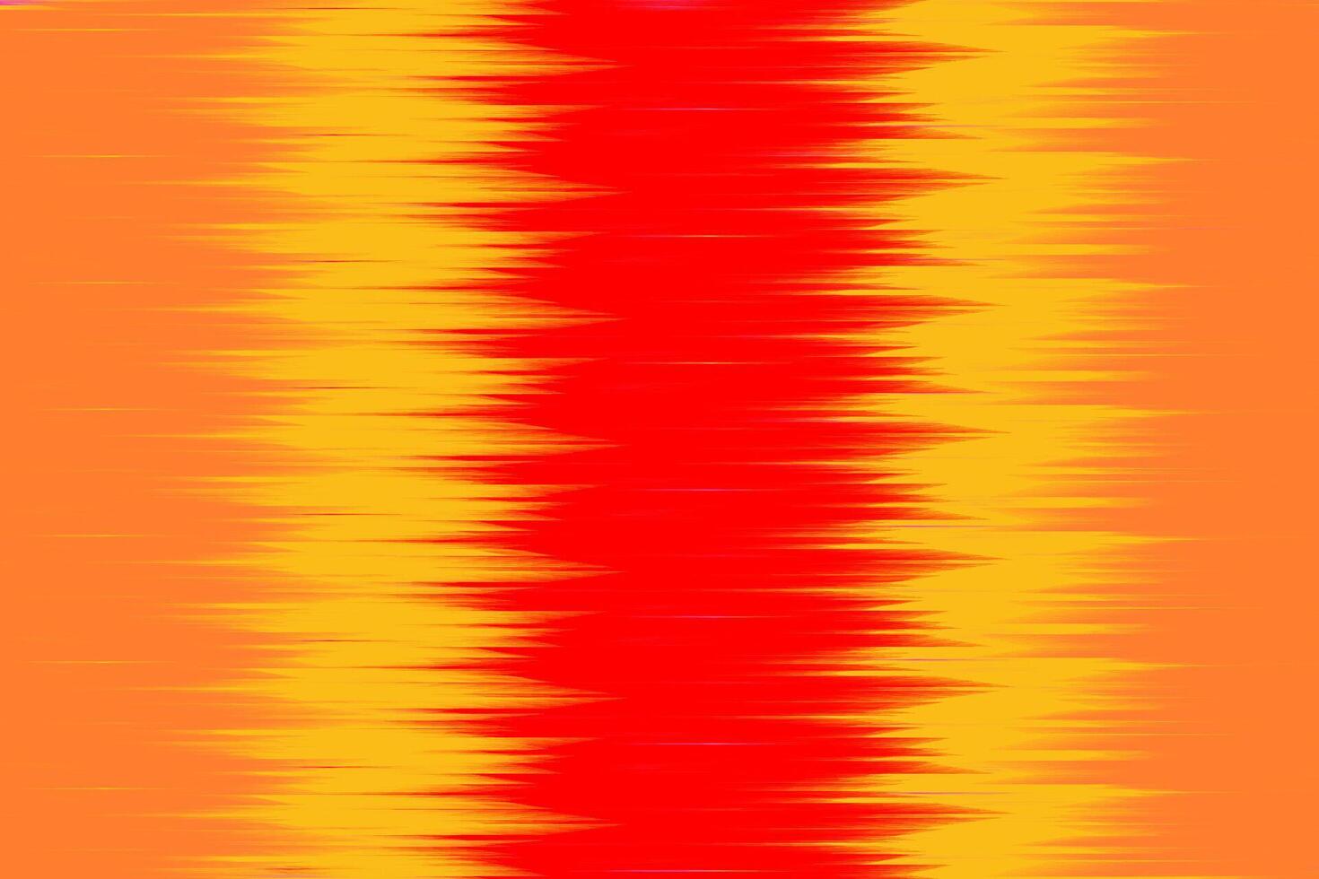Abstract ikat art pattern design yellow and orange vector