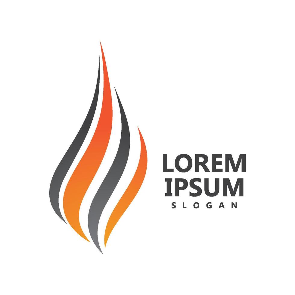 Fire logo burning vector